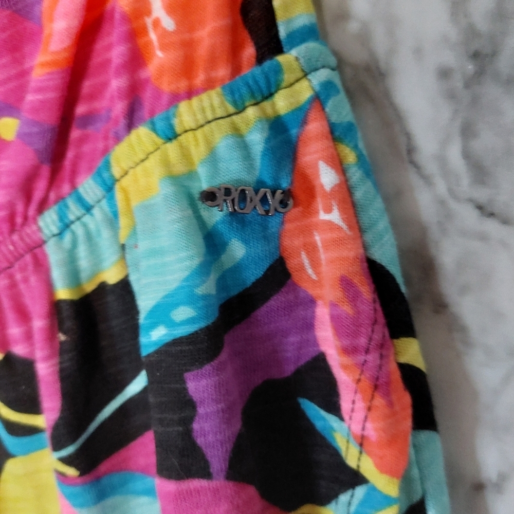 Roxy One Shoulder Tropical Dress Size S - Picture 9 of 9